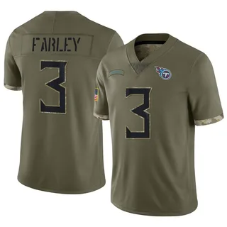 Caleb Farley Tennessee Titans Nike Women's Game Jersey - Navy