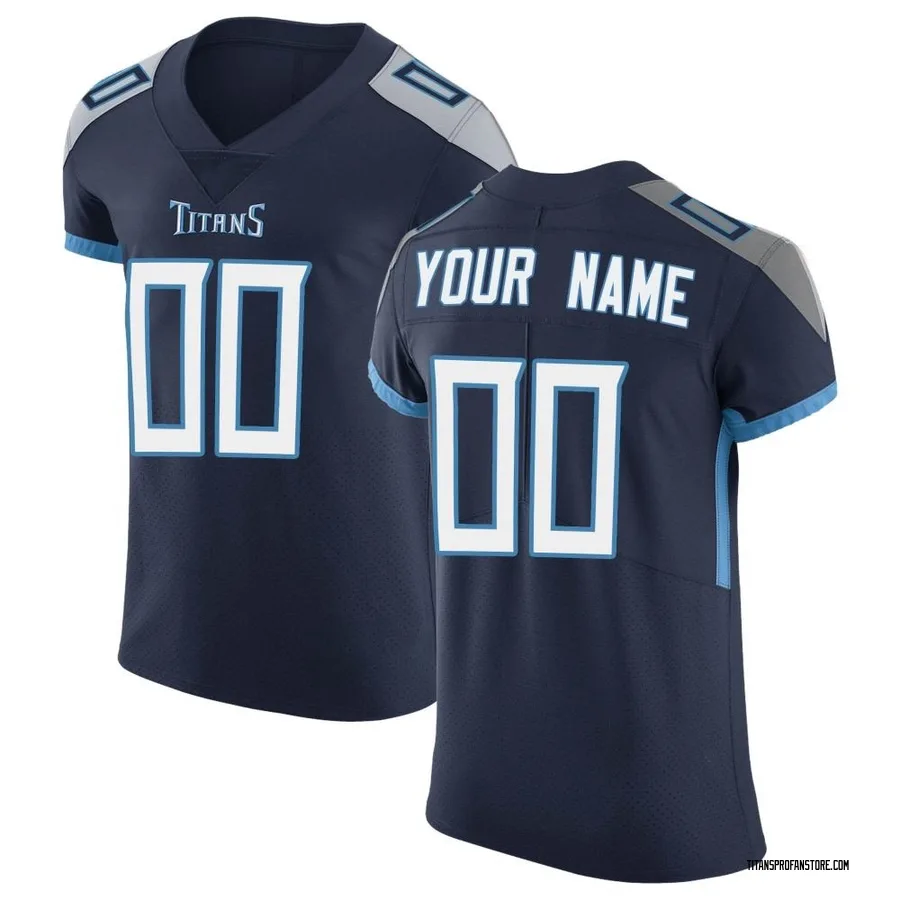 Custom Tennessee Titans Men's Elite Custom Vapor Untouchable Nike ...