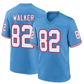 Limited Youth Delanie Walker Black Jersey - #82 Football Tennessee Titans  Salute to Service Therma Long Sleeve Size S(10-12)