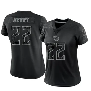 Tennessee Titans 22 Derrick Henry Black Golden Edition Jersey Inspired  Style Polo Shirt - Bluefink