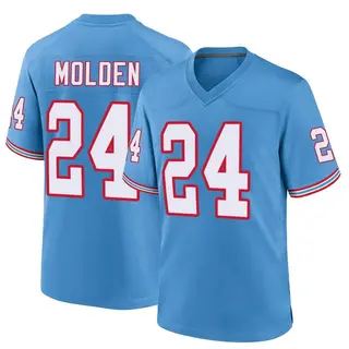 Elijah Molden Tennessee Titans Nike Game Jersey - Navy