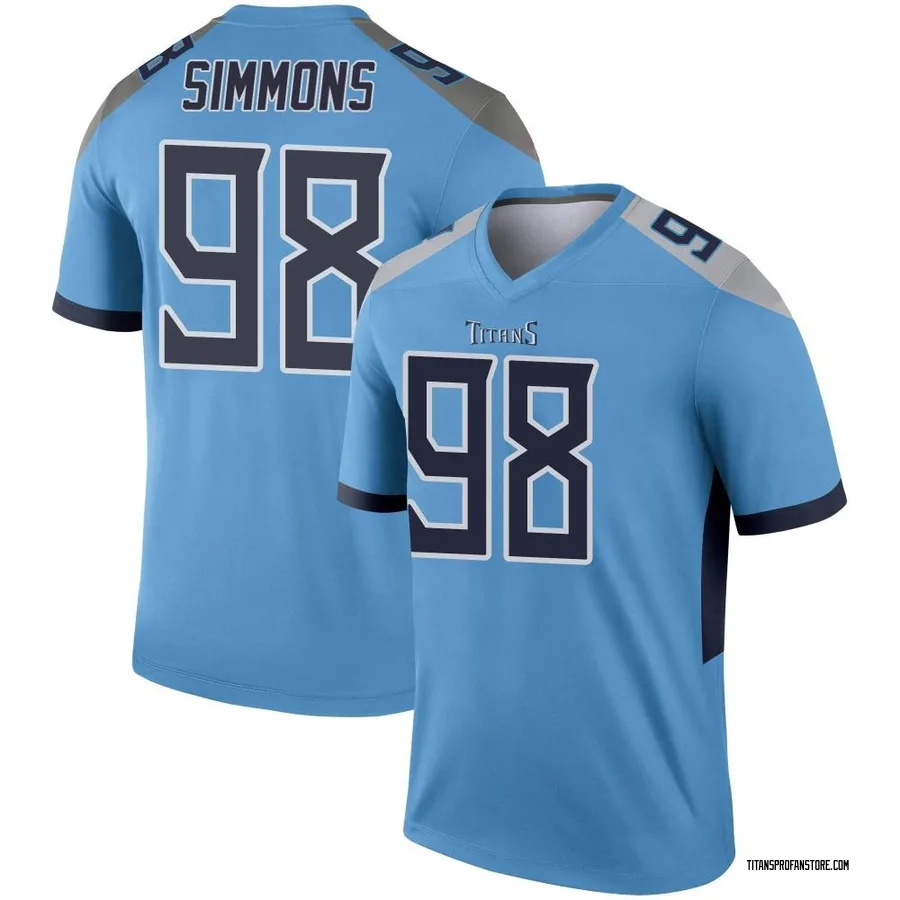 Tennessee Titans Nike Oilers Throwback Alternate Game Jersey - Light Blue -  Treylon Burks - Youth