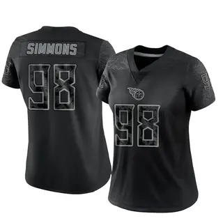 Jeffery Simmons Tennessee Titans Nike Vapor F.U.S.E. Limited Jersey – Home / X-Large