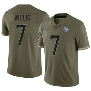 Youth Nike Malik Willis Navy Tennessee Titans Game Jersey