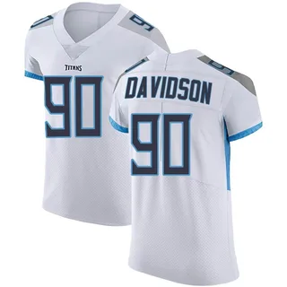 Marlon Davidson Tennessee Titans Men's Elite Vapor Untouchable Nike Jersey - White