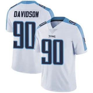 Marlon Davidson Tennessee Titans Men's Limited Vapor Untouchable Nike Jersey - White